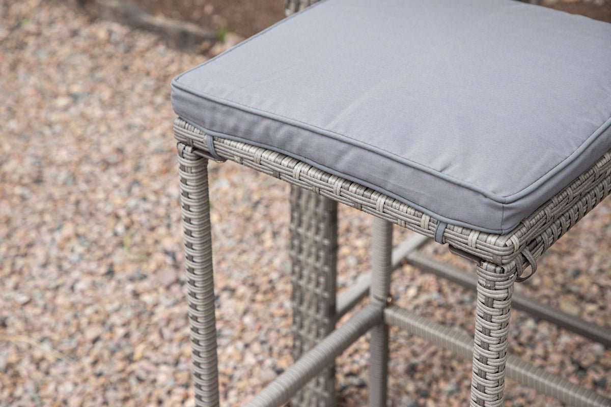 Chaise de jardin Henry - en rotin gris