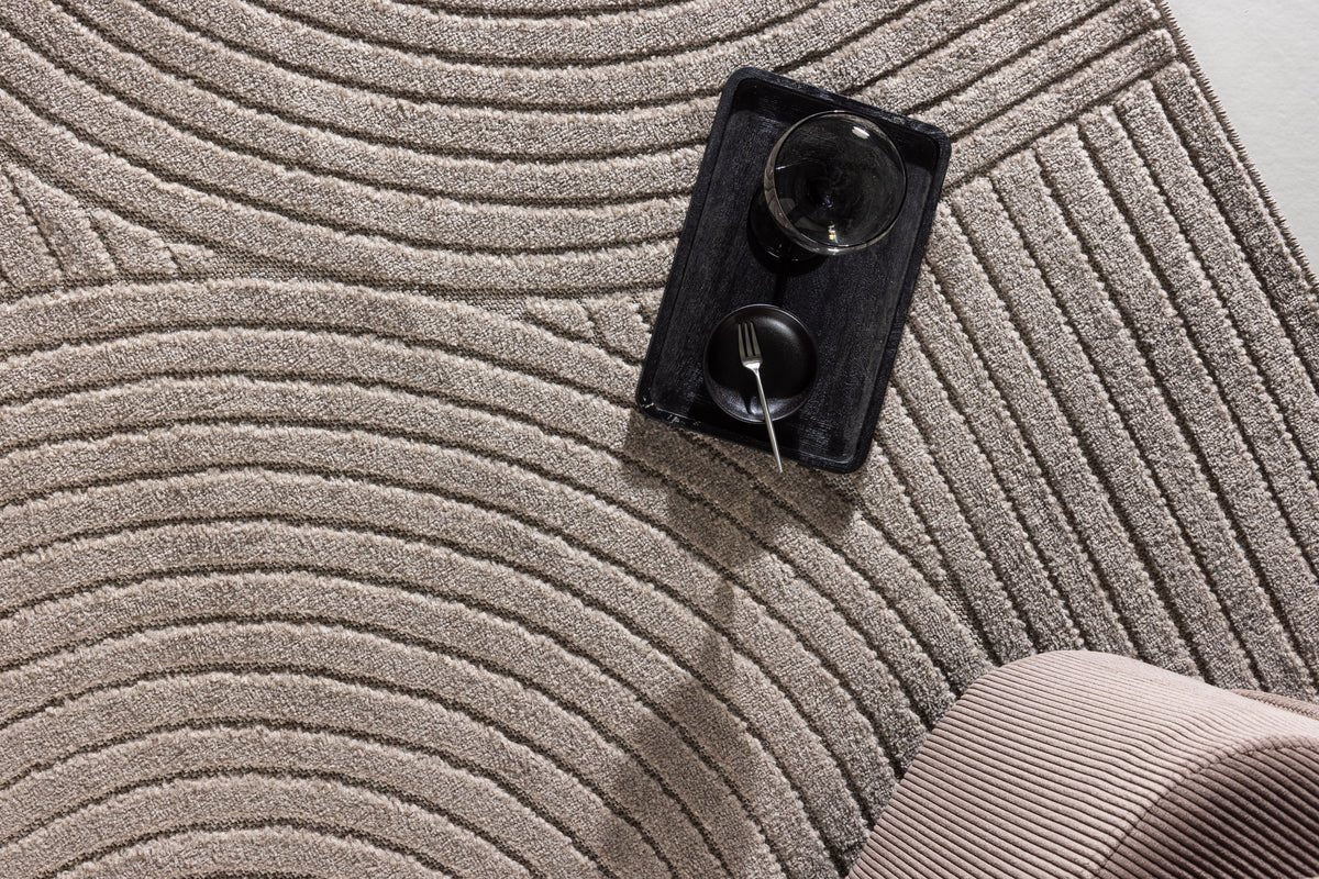 Teppech Nero - a verschiddene Faarwen aus Polypropylen & Woll