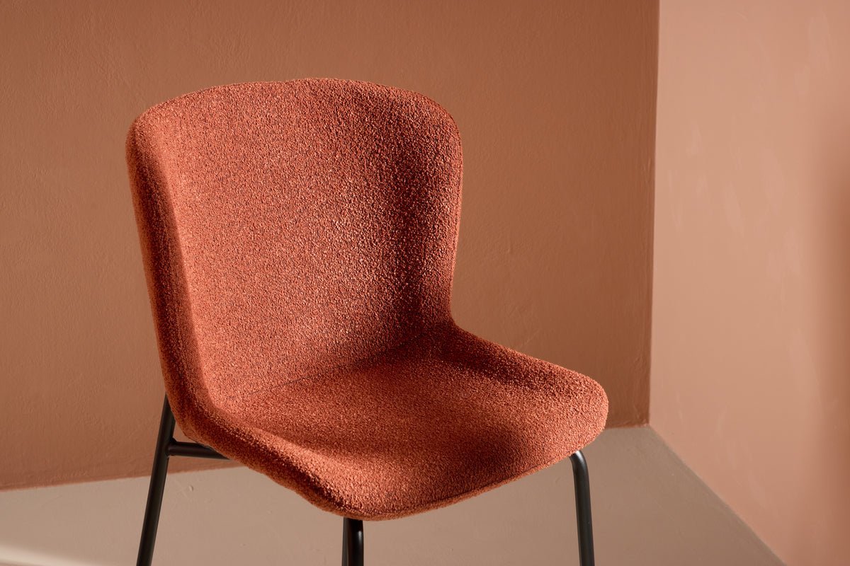 Ensemble de 2 - Chaise Parisienne en Rouge