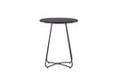 Coffee Table Hanoi - Ø65 with Black Steel Tabletop