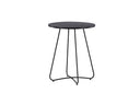 Coffee Table Hanoi - Ø65 with Black Steel Tabletop