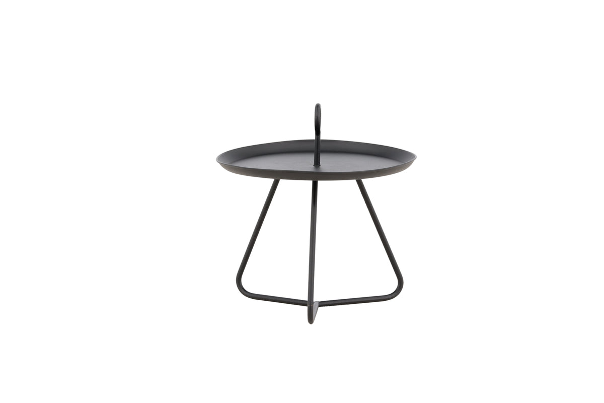 Table d'appoint de jardin Moeve - Ø40 en acier noir