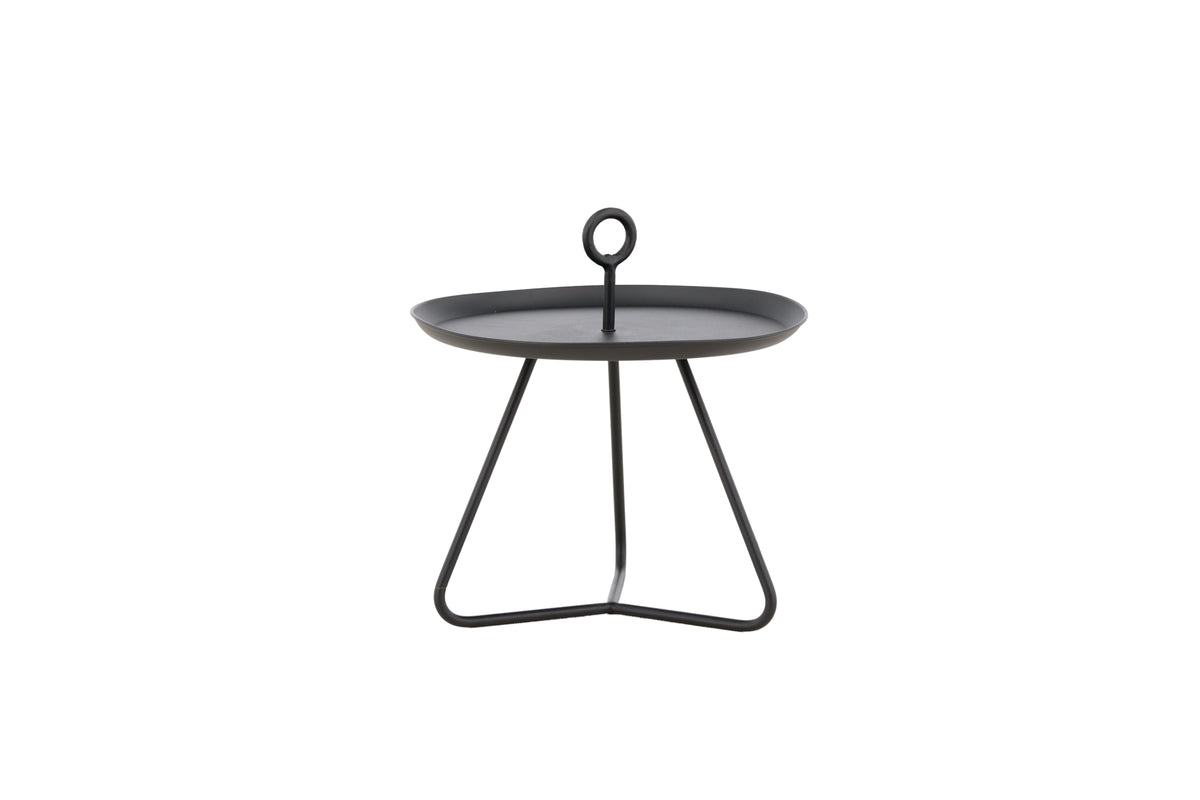 Table d'appoint de jardin Moeve - Ø40 en acier noir