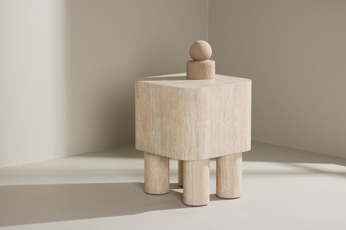 Table d'appoint Alira – en Beige doux