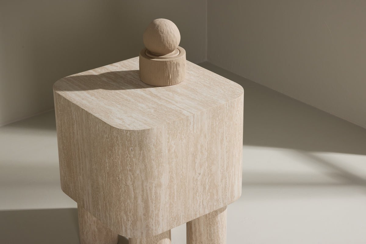 Table d'appoint Alira – en Beige doux