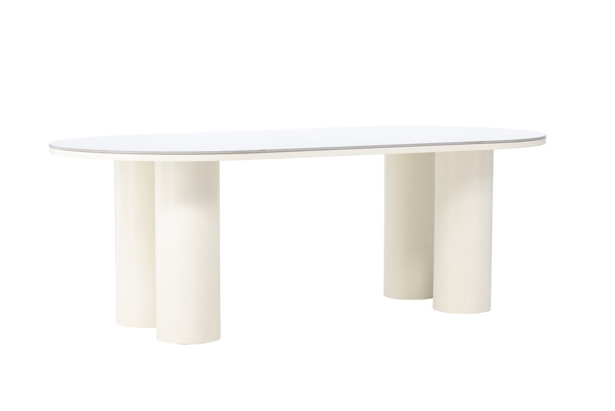 Dining Table Kalani - with sturdy construction in a high-quality look