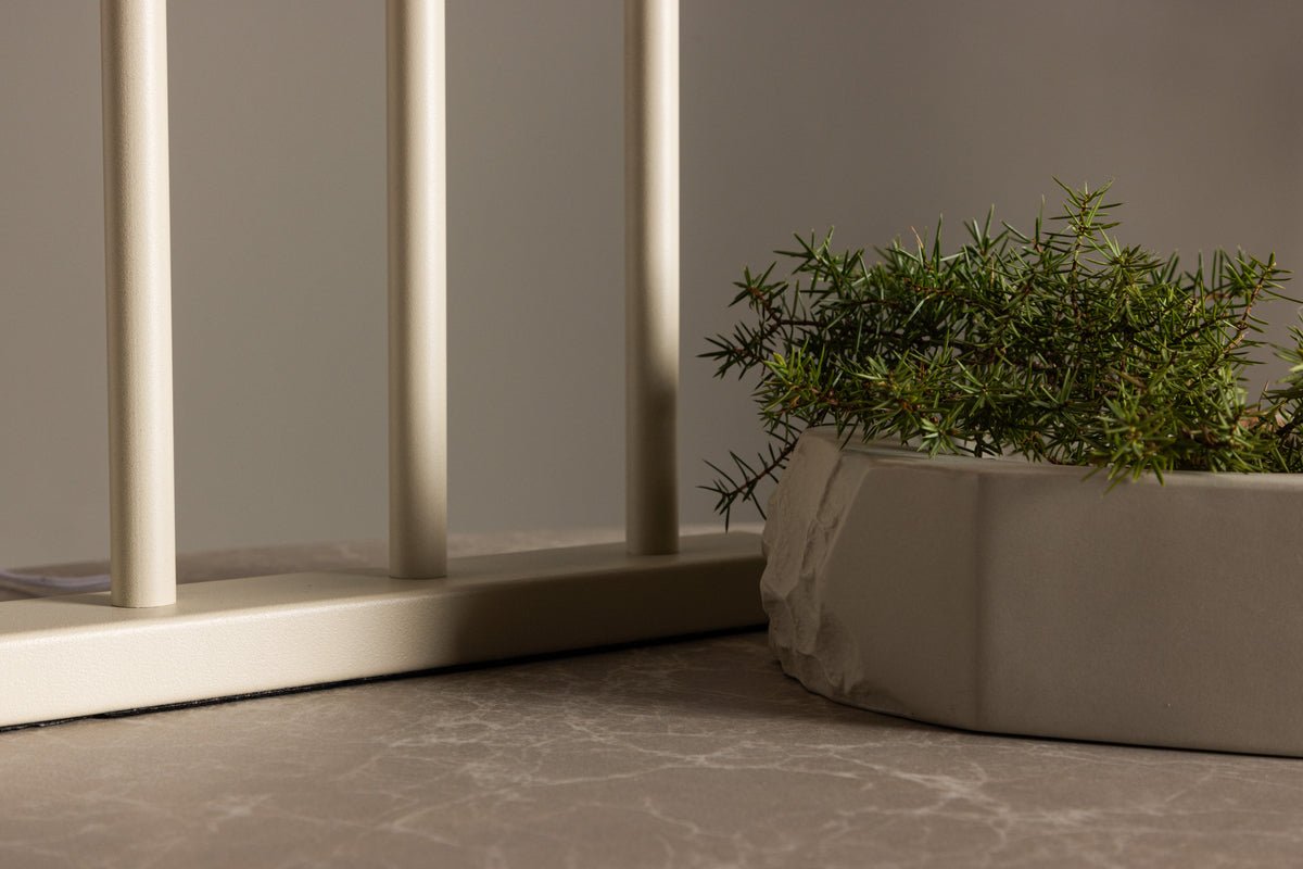 Adventskerzenhalter Lysheim - nobles Béis, 4 Kerzen