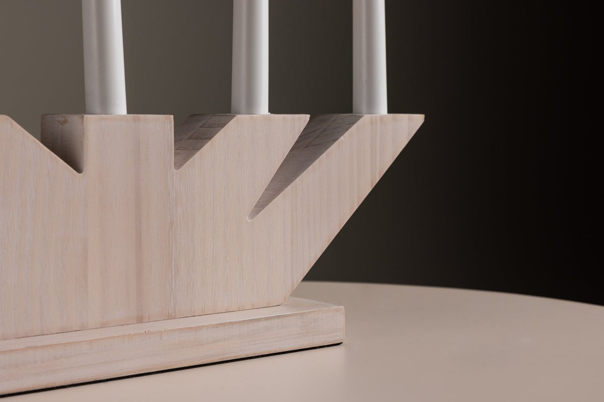 Chrëschtdekoratioun Alvra - stëmmungsvollen Adventskerzenhalter