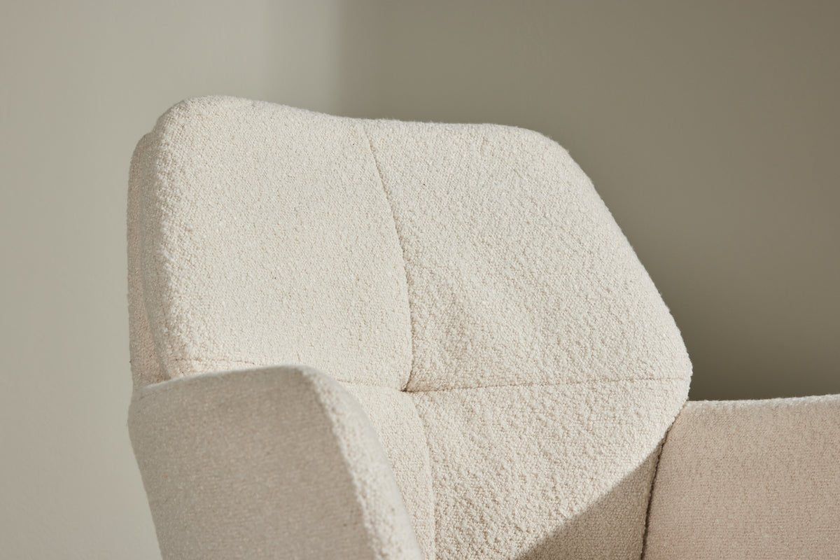 Ensemble de 2 chaises Marko faciles d'entretien en Marron ou Blanc