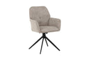 Ensemble de 2 chaises Marko faciles d'entretien en Marron ou Blanc