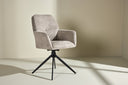 Ensemble de 2 chaises Marko faciles d'entretien en Marron ou Blanc