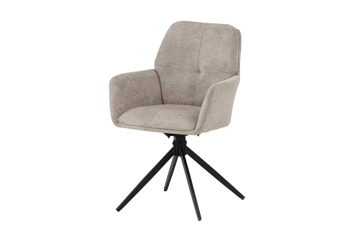 Ensemble de 2 chaises Marko faciles d'entretien en Marron ou Blanc