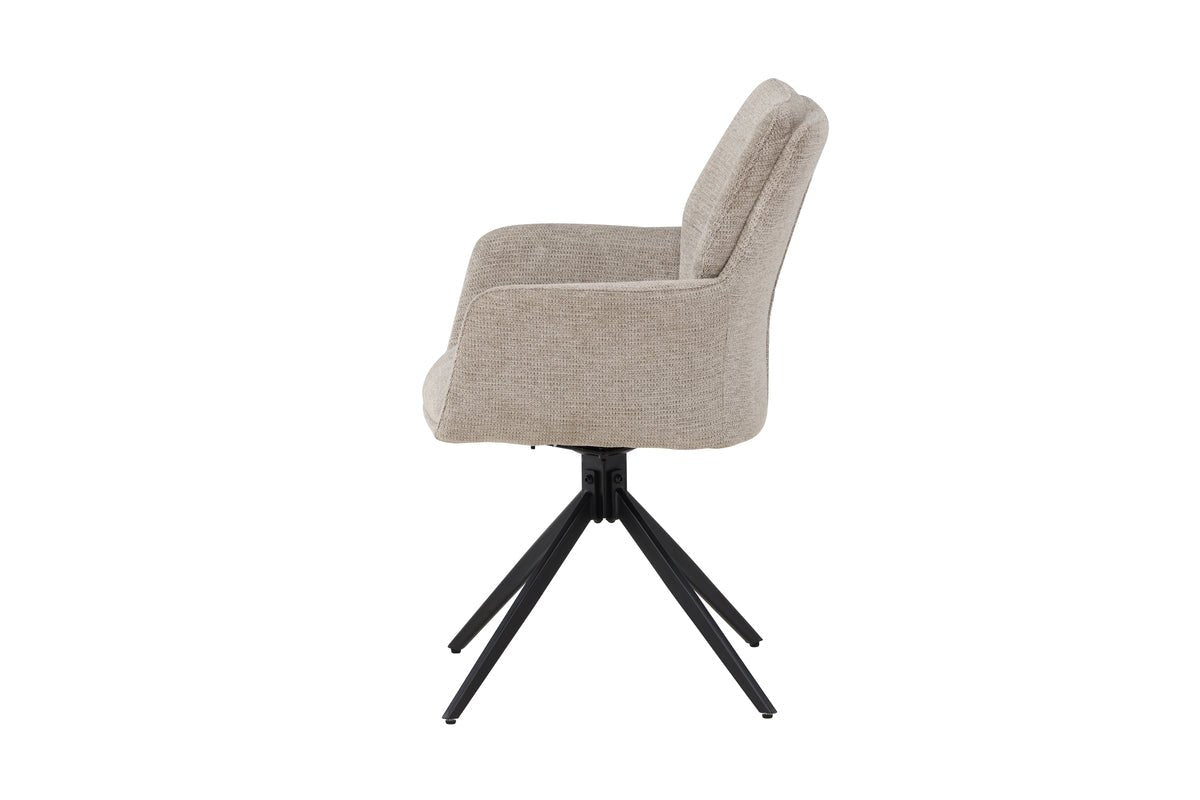 Ensemble de 2 chaises Marko faciles d'entretien en Marron ou Blanc