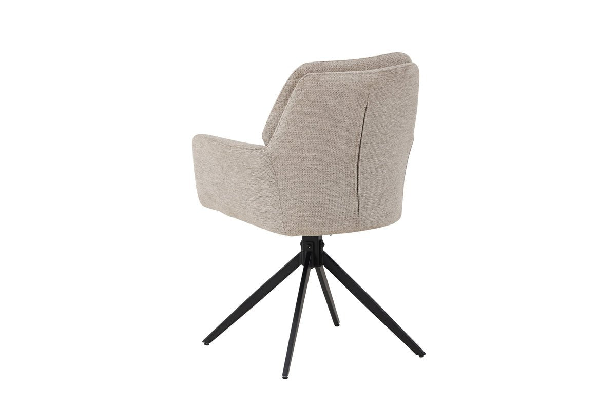 Ensemble de 2 chaises Marko faciles d'entretien en Marron ou Blanc