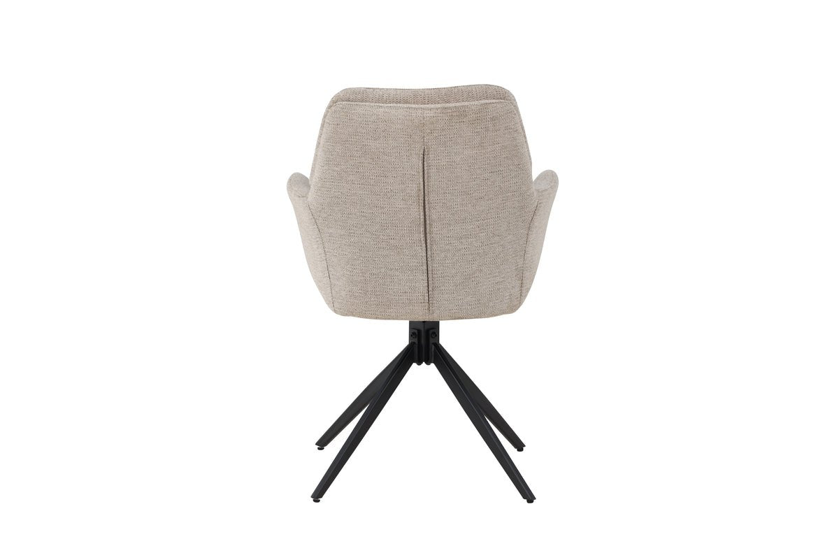 Ensemble de 2 chaises Marko faciles d'entretien en Marron ou Blanc