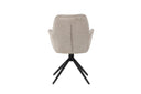 Ensemble de 2 chaises Marko faciles d'entretien en Marron ou Blanc