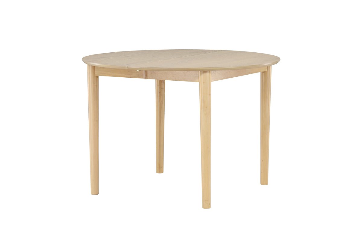 Table à manger Facile - table à manger ovale extensible blanchie