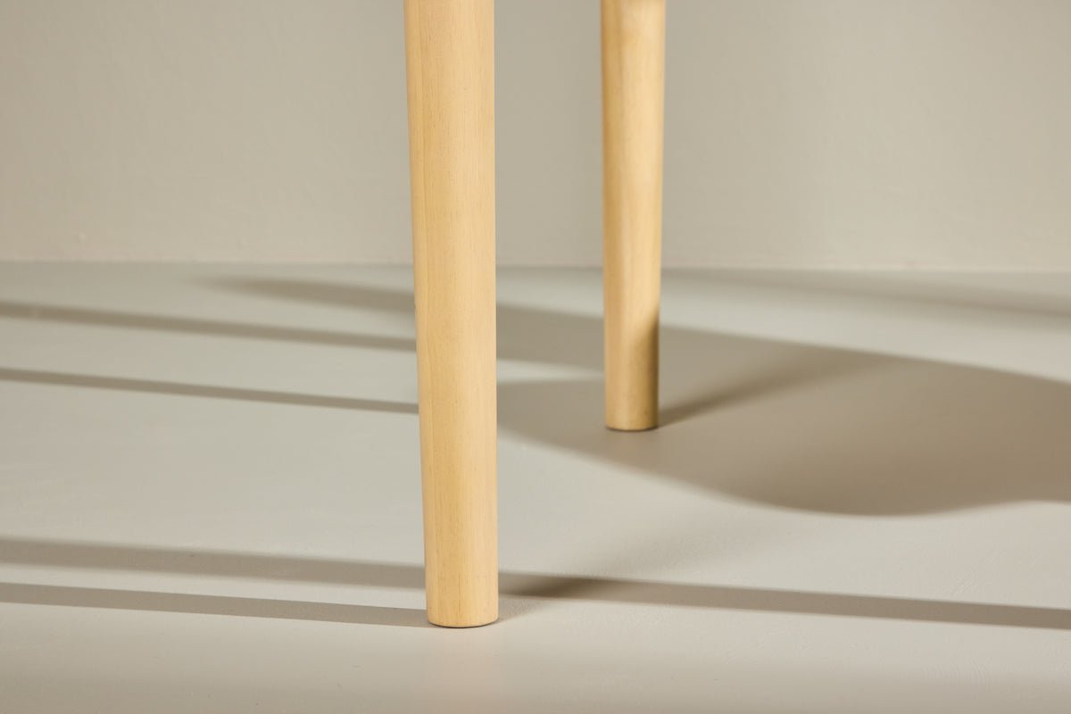 Table à manger Facile - table à manger ovale extensible blanchie