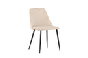 2-piece set - Chair Liora made of soft polyester velvet