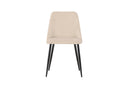 2-piece set - Chair Liora made of soft polyester velvet