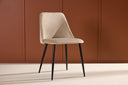 2-piece set - Chair Liora made of soft polyester velvet