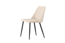 2-piece set - Chair Liora made of soft polyester velvet