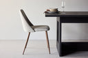 2-piece set - Chair Liora made of soft polyester velvet