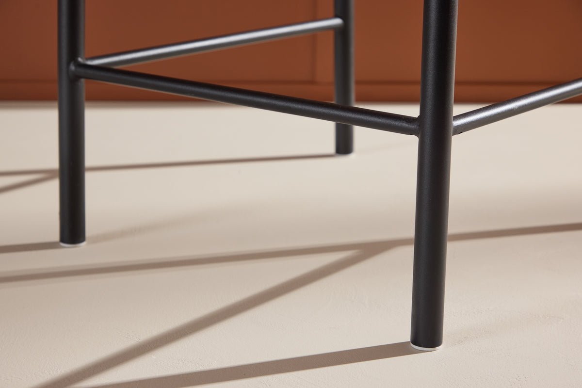 Tabouret de bar Savannah - avec une assise en tressage naturel en corde