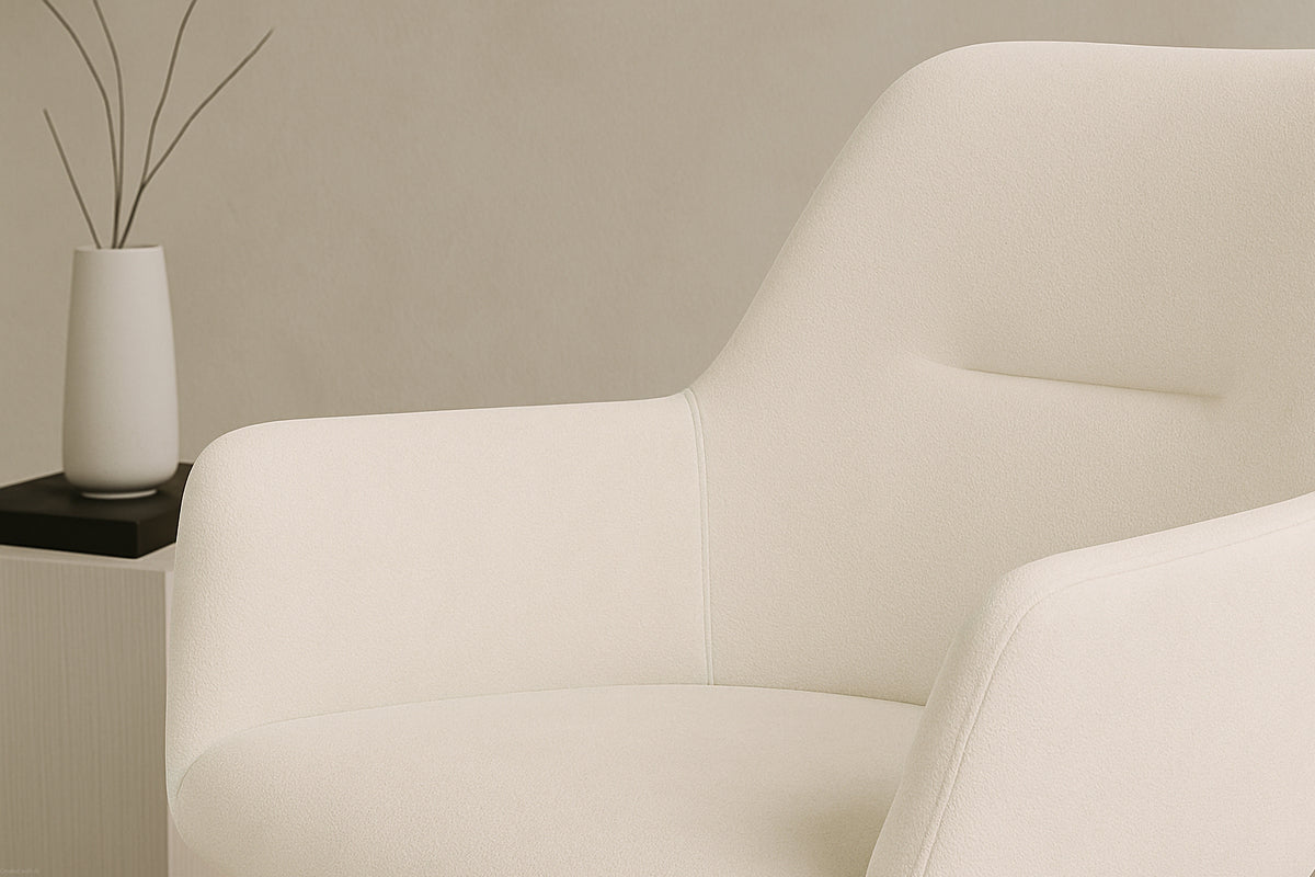 2-piece set - Present chair with legs in deep mocha brown