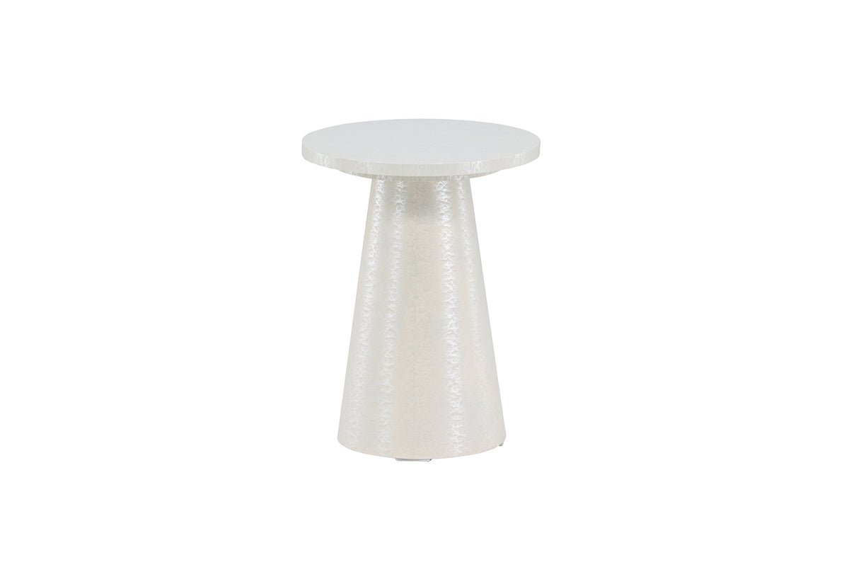 Table d'appoint Loreno – en blanc laqué ou moka
