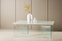 Couchtisch Valerio - elegant mat Glasbeen