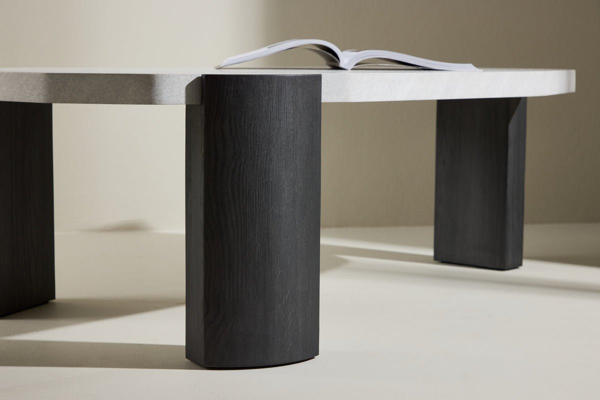 Couchtisch Rovena - mat 3 Been