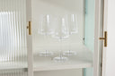 Kommode/Vitrine Lenora – Beige, Modern-Classy mit Retro-Akzent