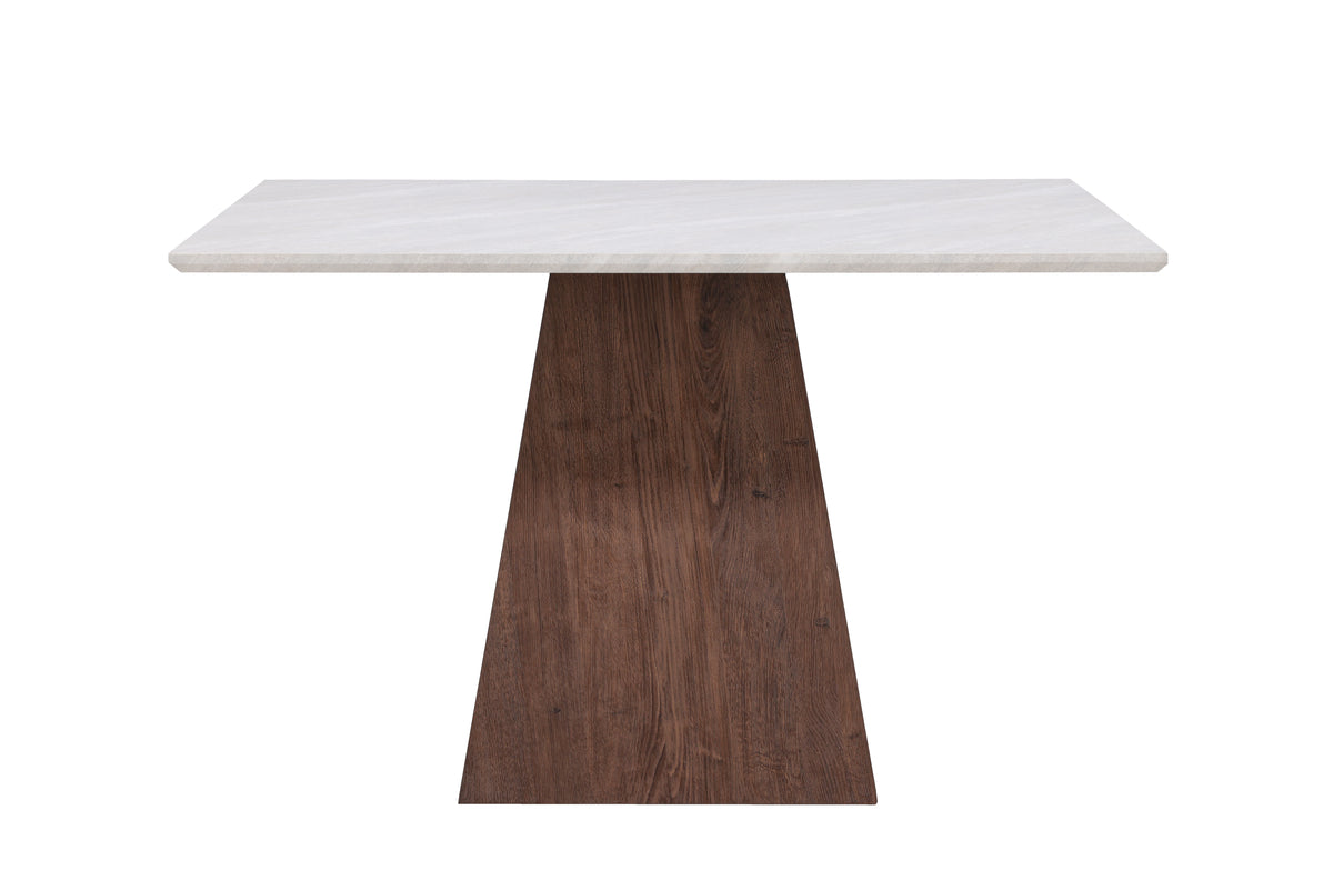 Dining table Lior 120×120 cm in Light Gray with MDF frame