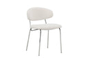 2-piece set - Seville chair with bouclé upholstery for warmth and texture