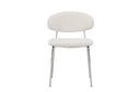 2-piece set - Seville chair with bouclé upholstery for warmth and texture