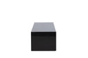 Designer TV-Lowboard Noirra – schwebendes Design an Schwaarz