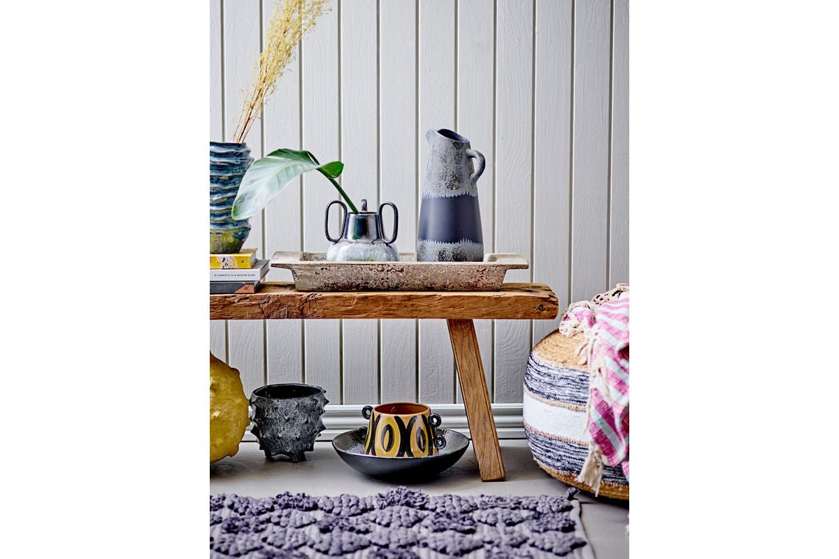 Vase « Obsidia » – Grès en Noir