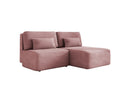 Designer-Ecksofa Tilia Cord mat Schloffunktioun a Stauraum