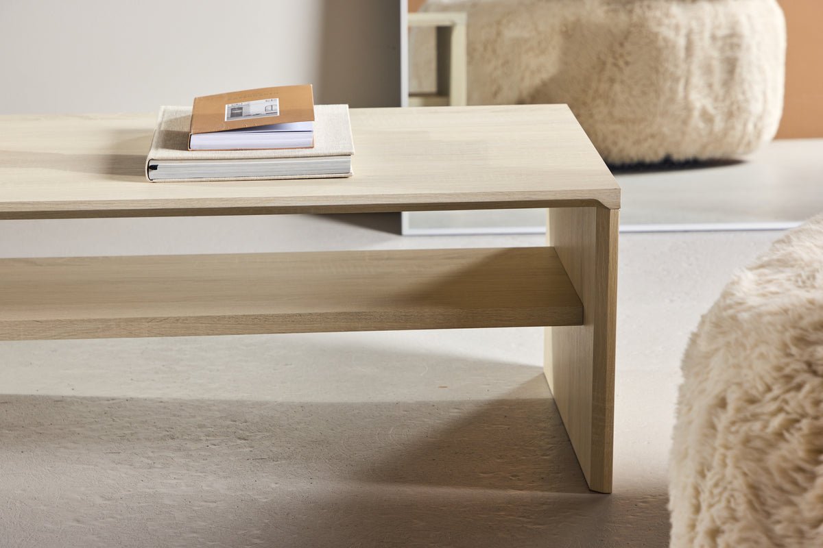 Couchtisch Melana - mit integriertem Regal