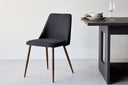 2-piece set - Chair Liora made of soft polyester velvet