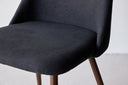 2-piece set - Chair Liora made of soft polyester velvet
