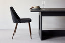 2-piece set - Chair Liora made of soft polyester velvet