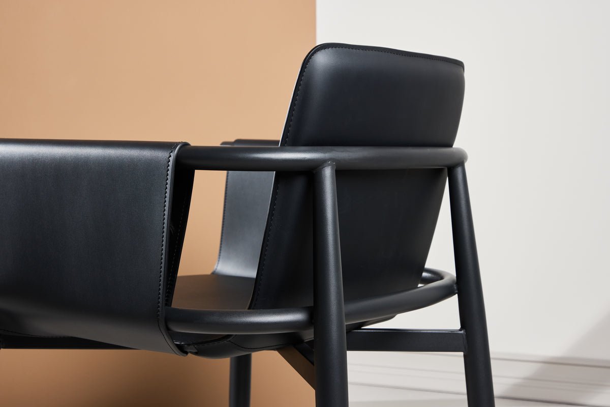 Chaise Faro - Avec cadre en poudre noble revêtu