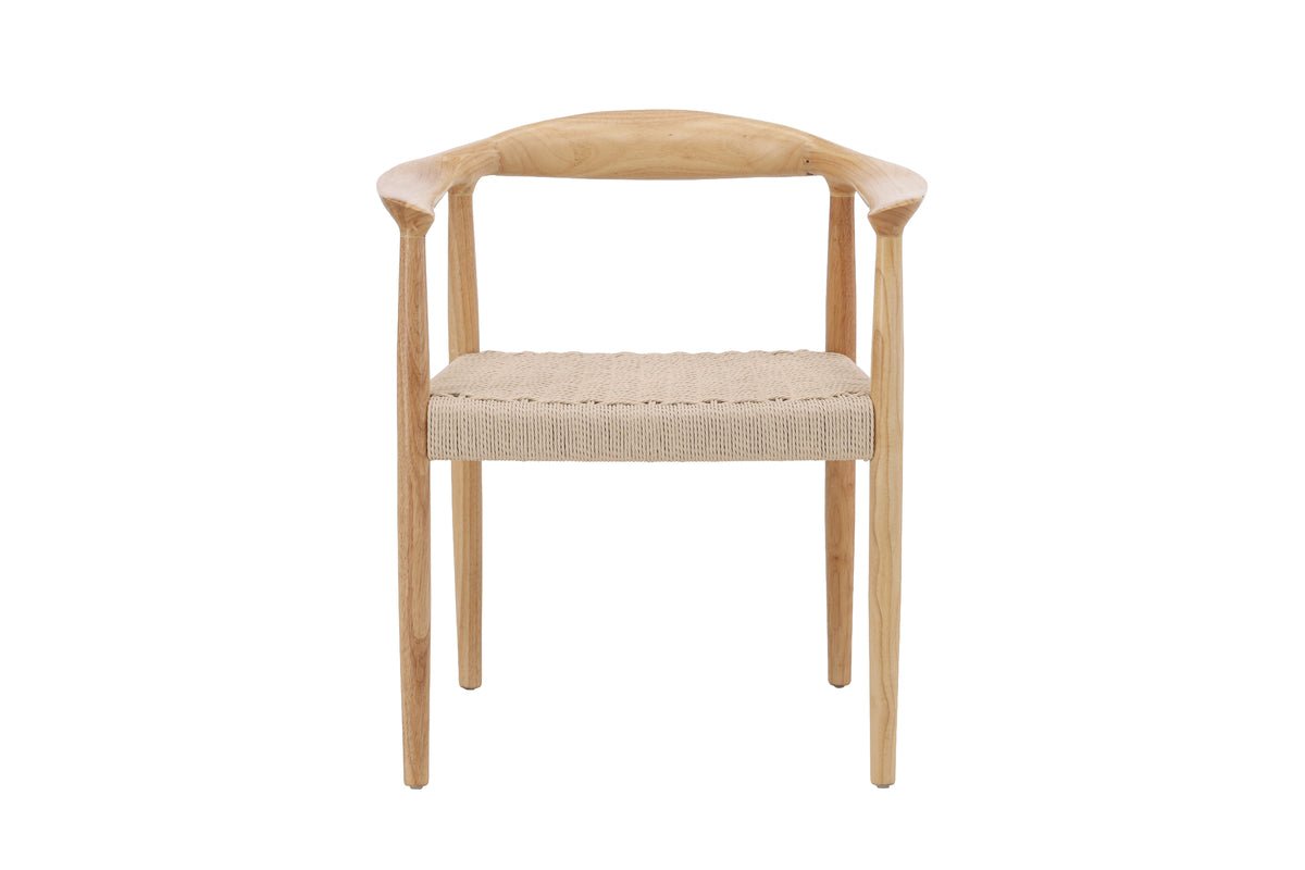 2er Set - Stull Leli aus Gummibaumholz an Seilgeflecht