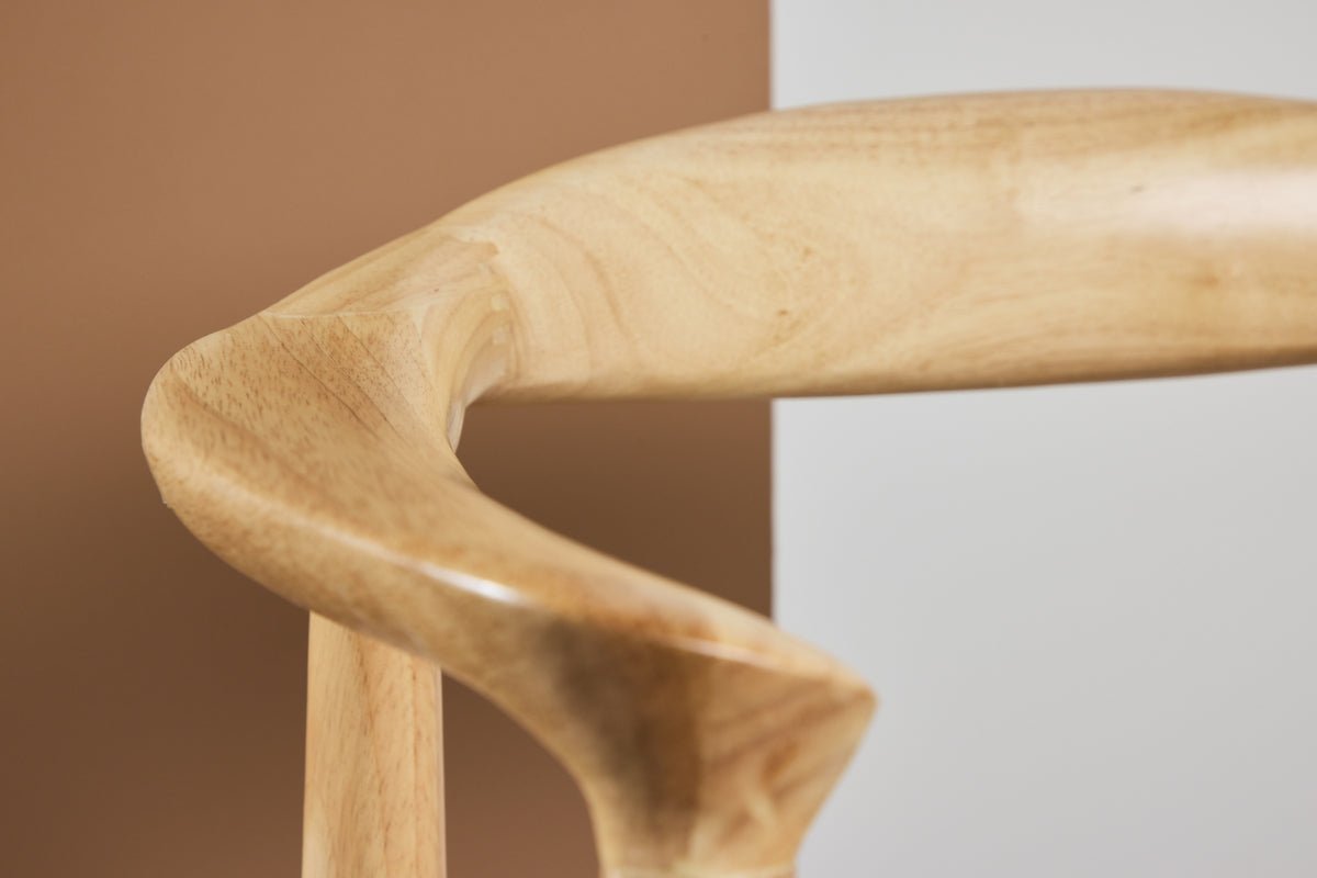 2er Set - Stull Leli aus Gummibaumholz an Seilgeflecht