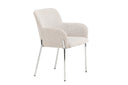 Chair Helora in Beige made of polyester-linen