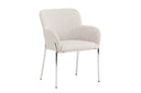Chair Helora in Beige made of polyester-linen
