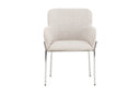 Chair Helora in Beige made of polyester-linen