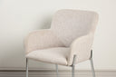 Chair Helora in Beige made of polyester-linen